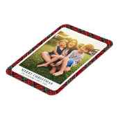 PlaidファミリーフォトクランStewartタータンチェック マグネット (左側)