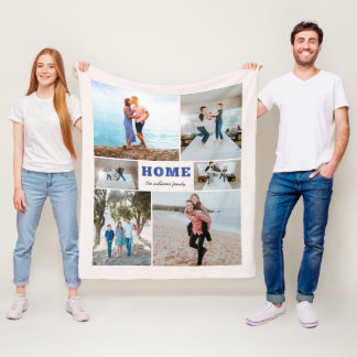 Plaidホーム写真パーソナライズされた毛布 フリースブランケット