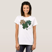 plaidヴィンテージラッキーシャムロックSt patricks dayプレゼント Tシャツ (正面フル)