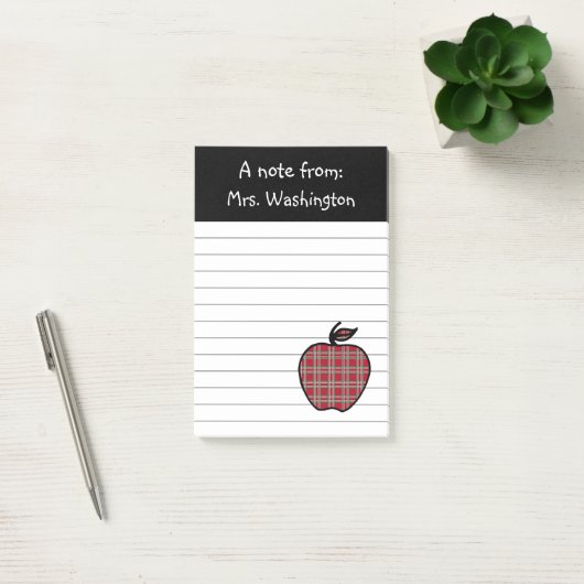 Plaid先生のApple Post It Notes ポストイット (オフィス)