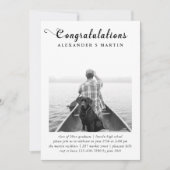 Plaid卒業パーティー写真のお知らせ 招待状 (正面)