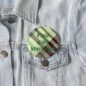 plaid029、Plaidis私のkryptonite 缶バッジ (インサイチュ)