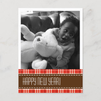 「Plaid」かわいらしフォトポストカード シーズンポストカード