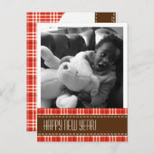 「Plaid」かわいらしフォトポストカード シーズンポストカード (正面/裏面)