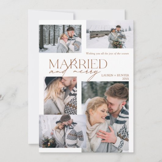 Plaid & メリー 5結婚した写真新入 シーズンカード (正面)