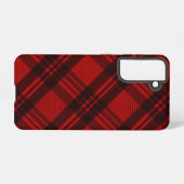Plaid モダン Samsung Galaxy S 21プラス強いケース Samsung Galaxyケース (裏面横)