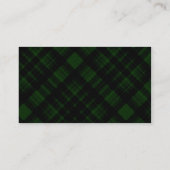 plaid ：両面： 名刺 (裏面)
