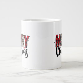 Plaid Animal Print Specialty Mug ジャンボコーヒーマグカップ