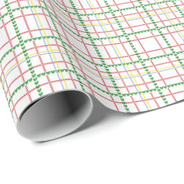 Plaid Bows Wrapping Paper ラッピングペーパー