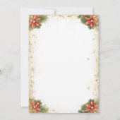  Plaid Brunch and Bubbly Gold Bridal Shower  招待状 (裏面)