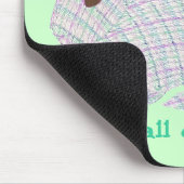 Plaid Bunny、私は私の色の全てを愛し、mouseads マウスパッド (コーナー)