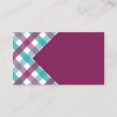 Plaid Business、3.5インチx 2.0インチ、100パック 名刺 (裏面)