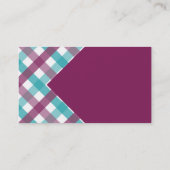 Plaid Business、3.5インチx 2.0インチ、100パック 名刺 (裏面)