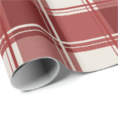 Plaid Christmas - Red ラッピングペーパー (ロールコーナー)