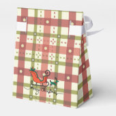 Plaid Christmas Tent Favor Box フェイバーボックス (裏面サイド)