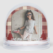 Plaid Christmas Two Photos (正面)