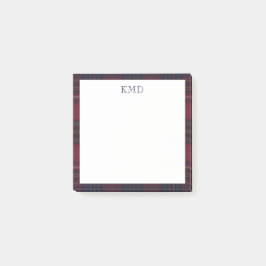 Plaid Elegant Notes ポストイット