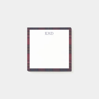 Plaid Elegant Notes ポストイット