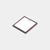 Plaid Elegant Post-It Notes ポストイット (アングル)