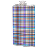 Plaid Fabric Checkered Print Pattern-57688 フラスク (左)