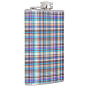 Plaid Fabric Checkered Print Pattern-57688 フラスク (右)