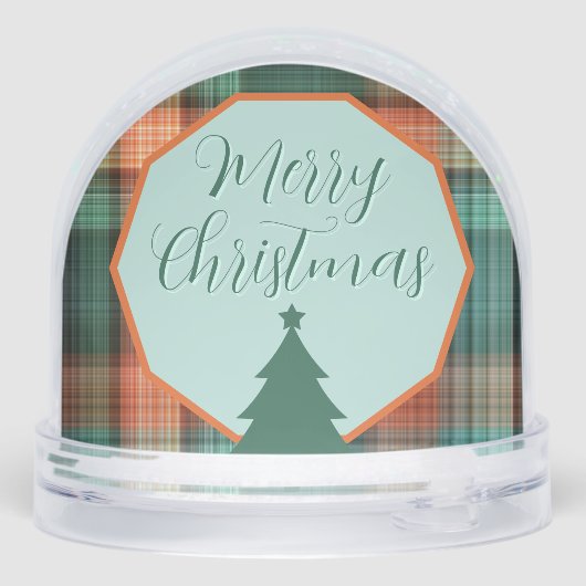 Plaid Family Christmas Photo Template (裏面)