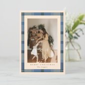 Plaid Frame Holiday Card シーズンカード (スタンド正面)