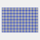 Plaid Gift Wrap in Green, Red and Blue HAMbyWG ラッピングペーパーシート (正面3)