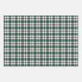 Plaid Gift Wrap in Green, Red and Blue HAMbyWG ラッピングペーパーシート (正面)