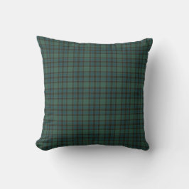 Plaid Green Blue Tartan Traditional Style クッション