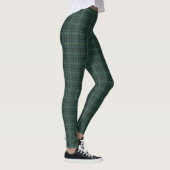 Plaid Green Blue Tartan Traditional Style レギンス (右)