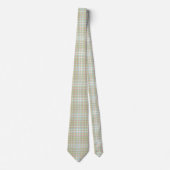 Plaid Men's Tie -春の色{S2D2} ネクタイ (正面)