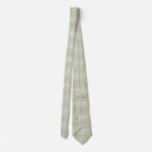 Plaid Men's Tie -春の色{S2D2} ネクタイ (裏面)