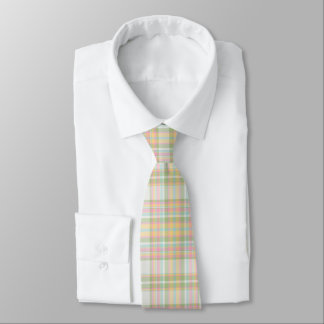 Plaid Men's Tie -春の色{S2D3} ネクタイ