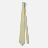 Plaid Men's Tie -春の色{S2D4a} ネクタイ (正面)