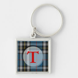 Plaid Monogram/フォトフレーム キーホルダー