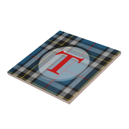 Plaid Monogram/フォトフレーム タイル (側面)