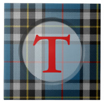 Plaid Monogram/フォトフレーム