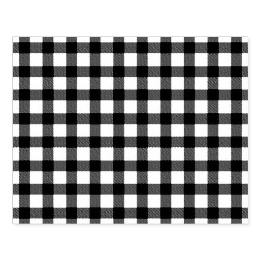 Plaid pattern Christmas ラバースタンプ (インプリント)