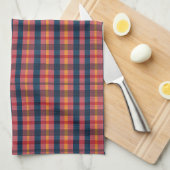 Plaid Pattern Kitchen Towel キッチンタオル (四つ折り)