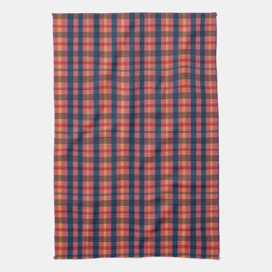 Plaid Pattern Kitchen Towel キッチンタオル (縦)