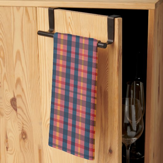 Plaid Pattern Kitchen Towel キッチンタオル (三つ折り)