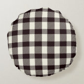 Plaid Pillow ラウンドクッション (裏面)