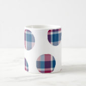 Plaid Polka Dots コーヒーマグカップ (中央)