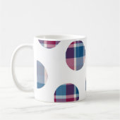 Plaid Polka Dots コーヒーマグカップ (左)