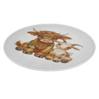 Plaid & Precious Pals カッティングボード