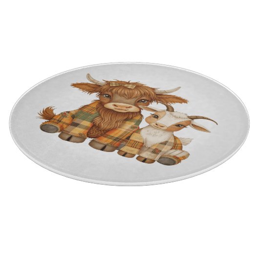 Plaid & Precious Pals カッティングボード (角)