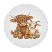 Plaid & Precious Pals カッティングボード (正面)