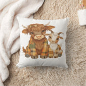 Plaid & Precious Pals クッション (ブランケット)