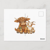 Plaid & Precious Pals ポストカード (裏面)